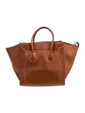 Celine Leather Luggage Phantom Medium