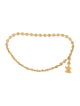 Celine Skinny Metal Chain-Link Belt