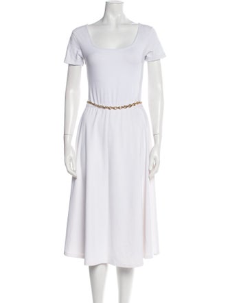 Celine Skinny Metal Chain-Link Belt