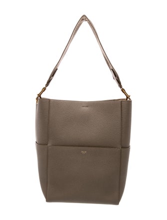 Celine Leather Seau Sangle 2022