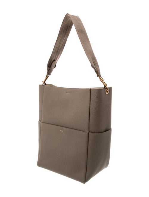 Celine Leather Seau Sangle 2022