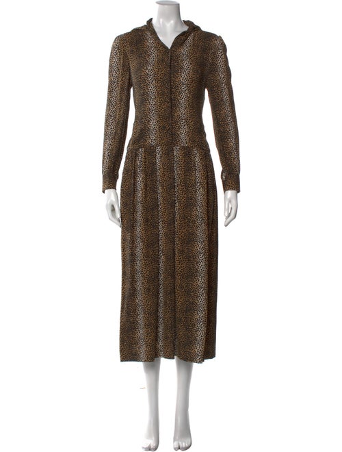 Celine Silk Long Dress