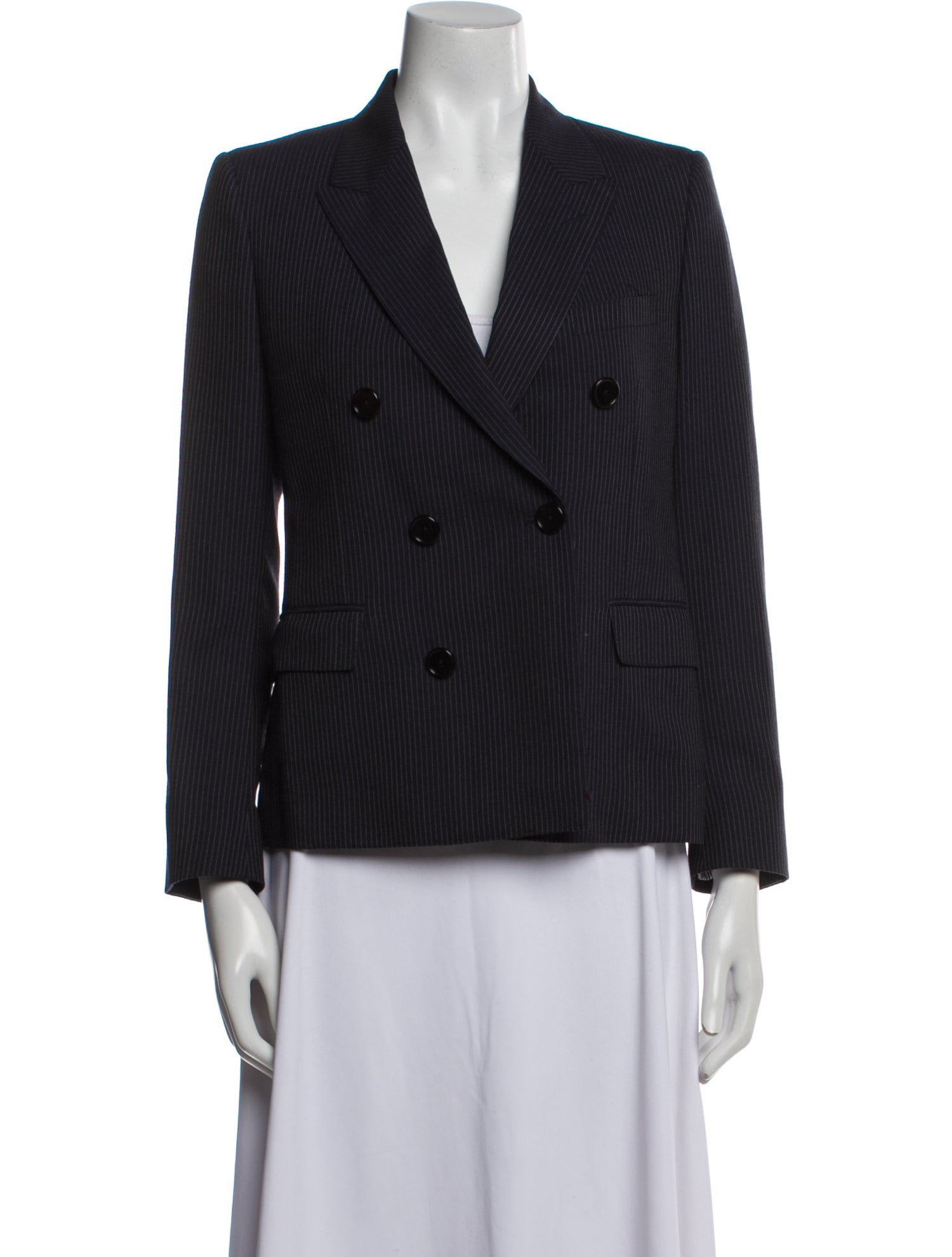 Celine Virgin Wool Striped Blazer