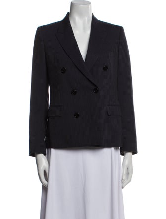 Celine Virgin Wool Striped Blazer