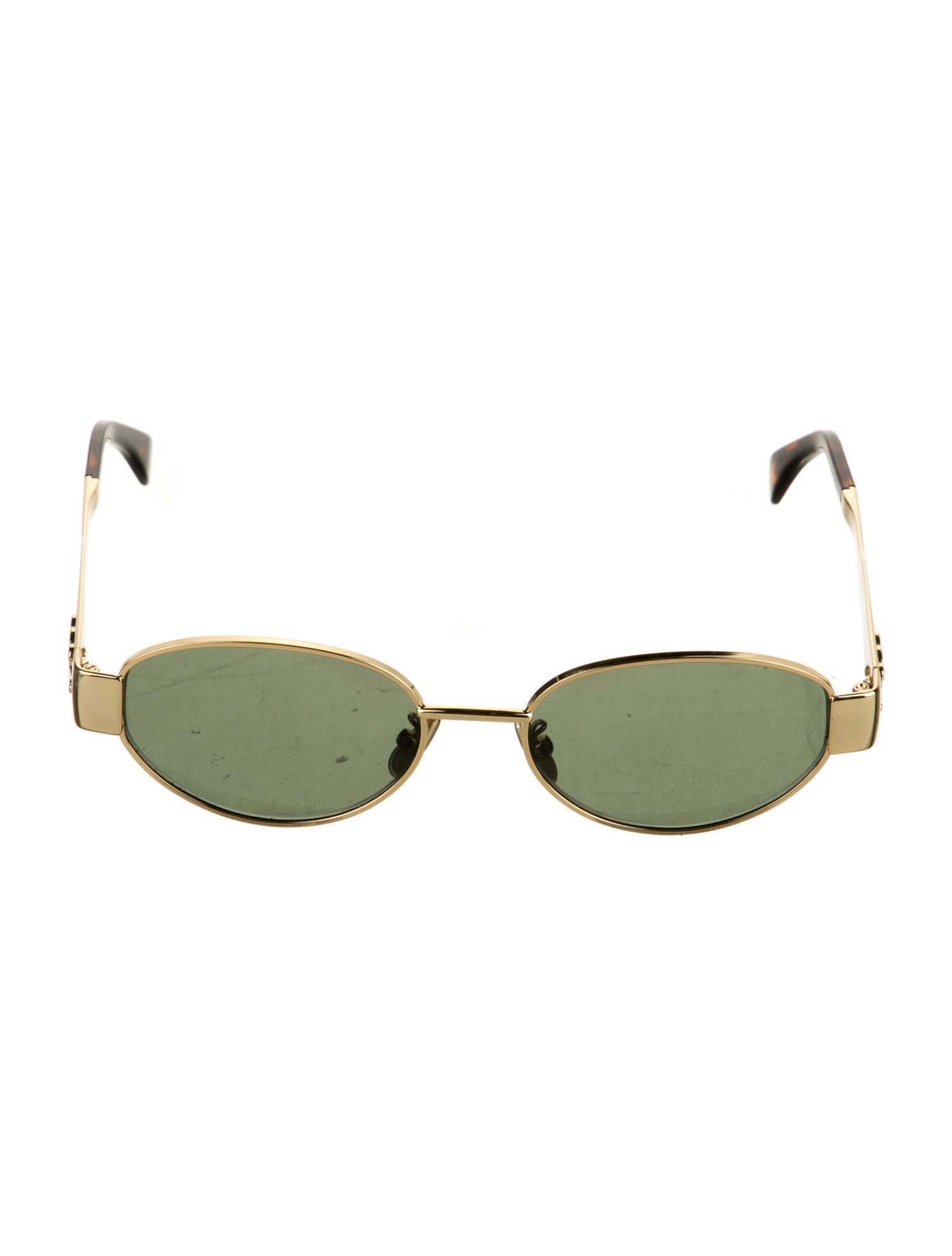 Celine Round Mirrored Sunglasses
