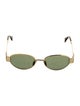 Celine Round Mirrored Sunglasses
