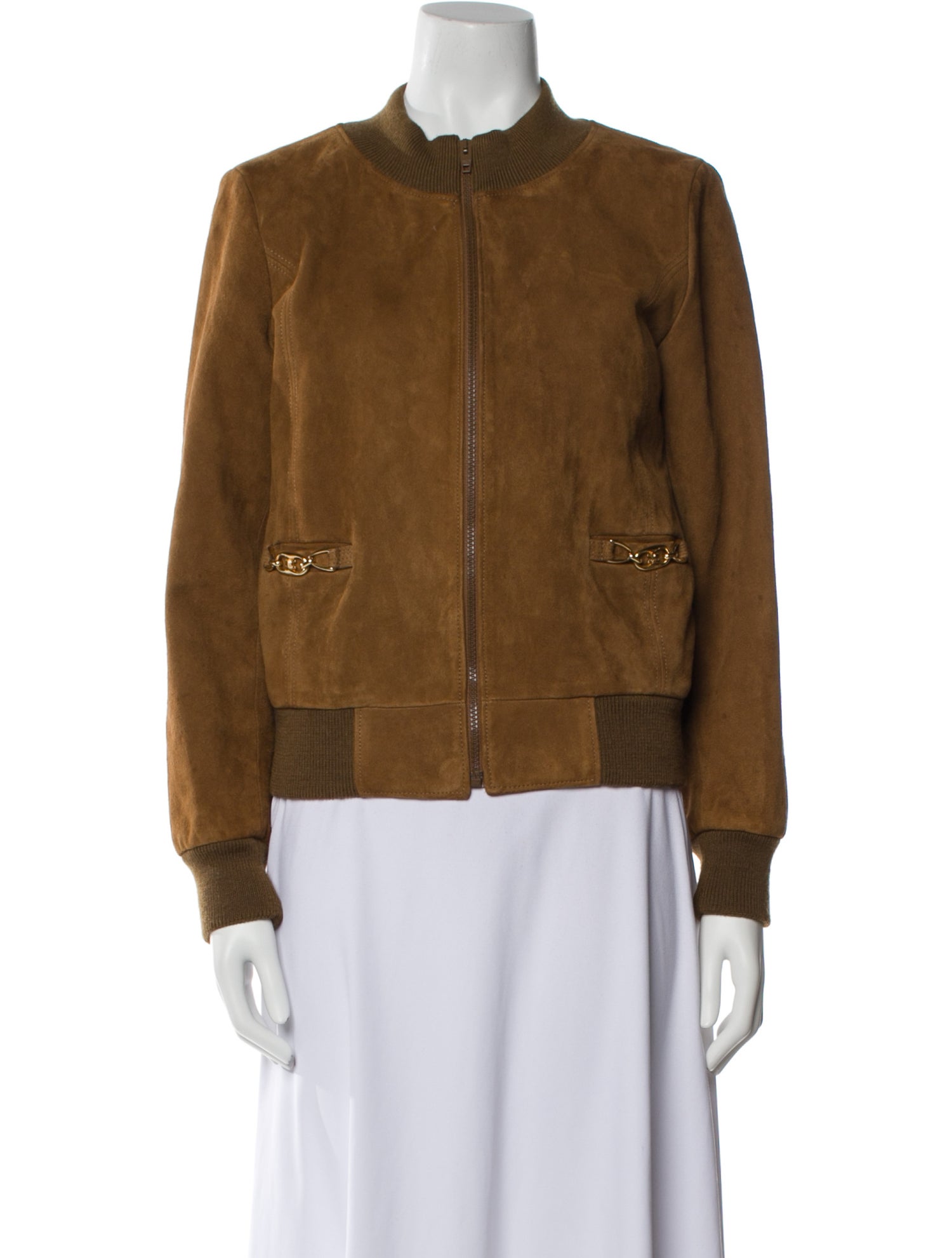 Celine Suede Bomber Jacket