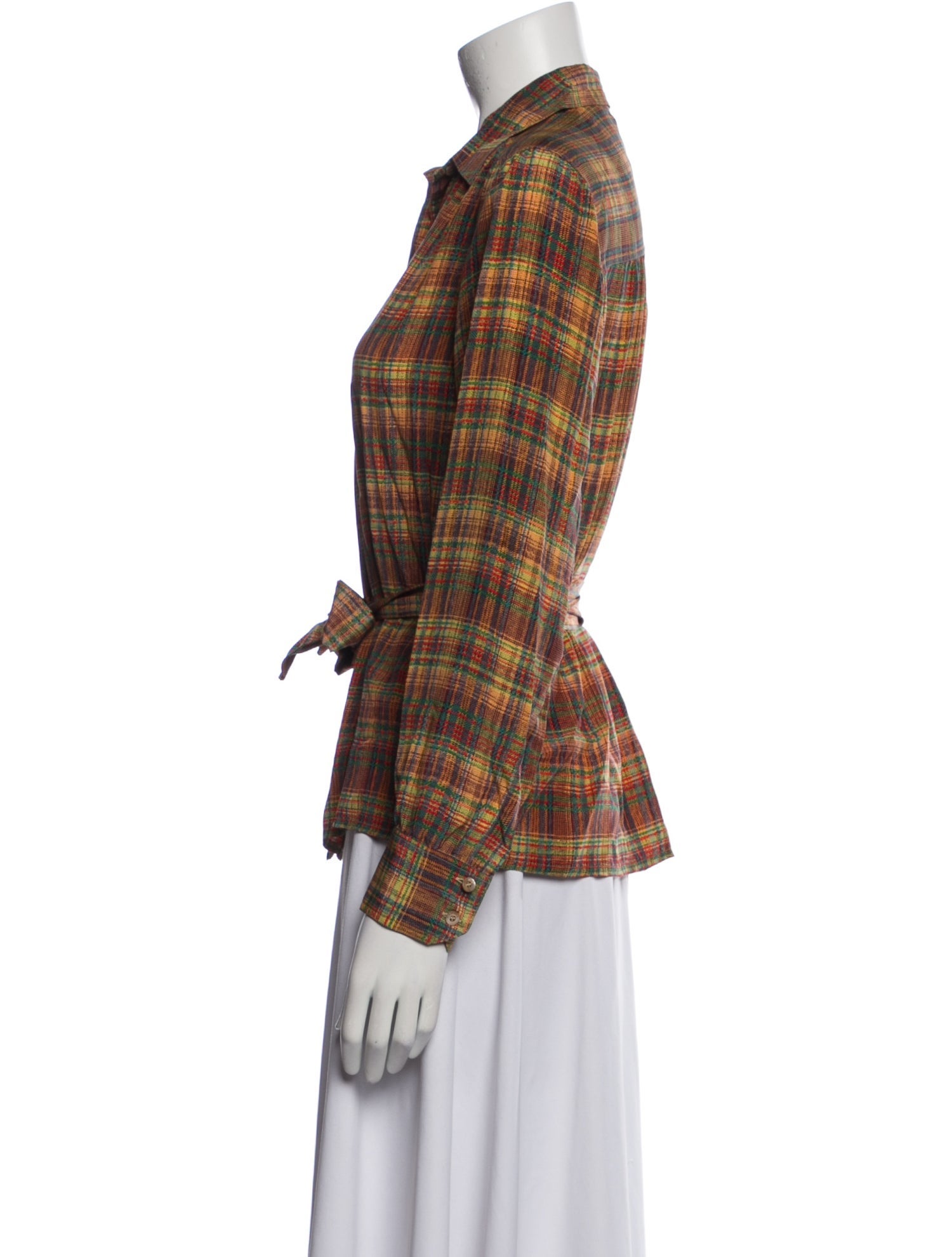 Celine Vintage 1980's Button-Up Top