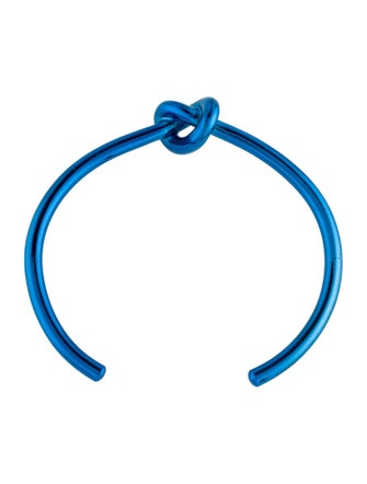Celine Knot Extra-Thin Cuff Bracelet