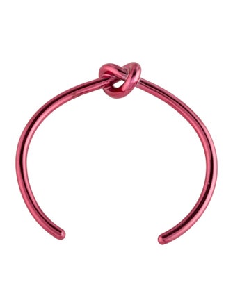 Celine Knot Extra-Thin Cuff Bracelet