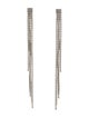 Celine Crystal Fringe Tassel Earrings