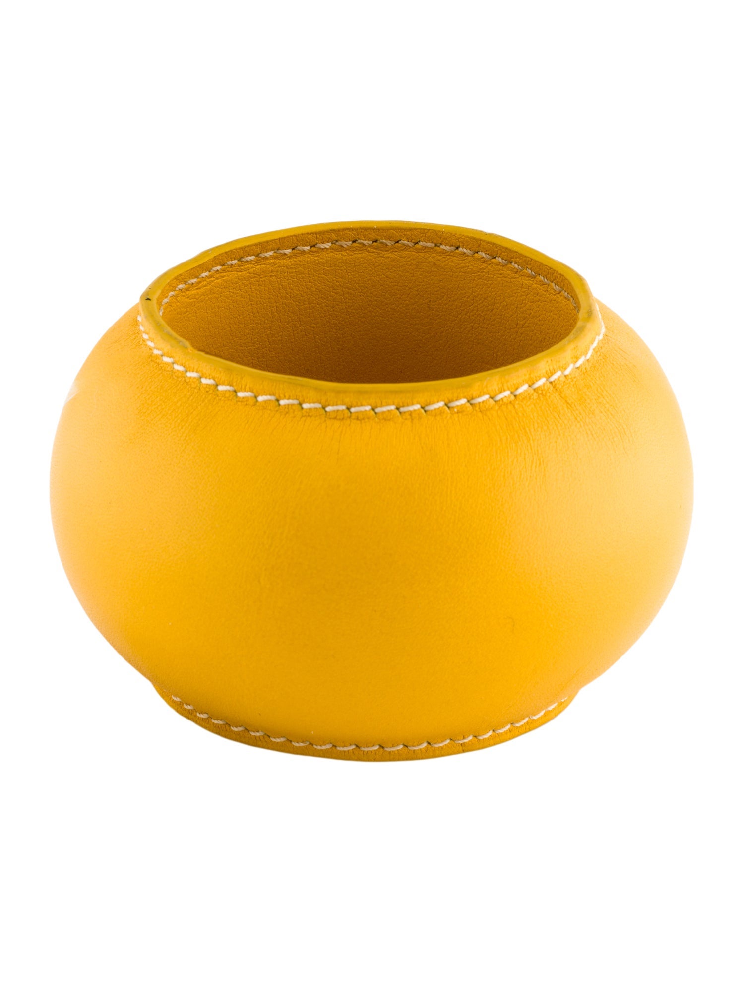 Celine Leather Bangle Bracelet