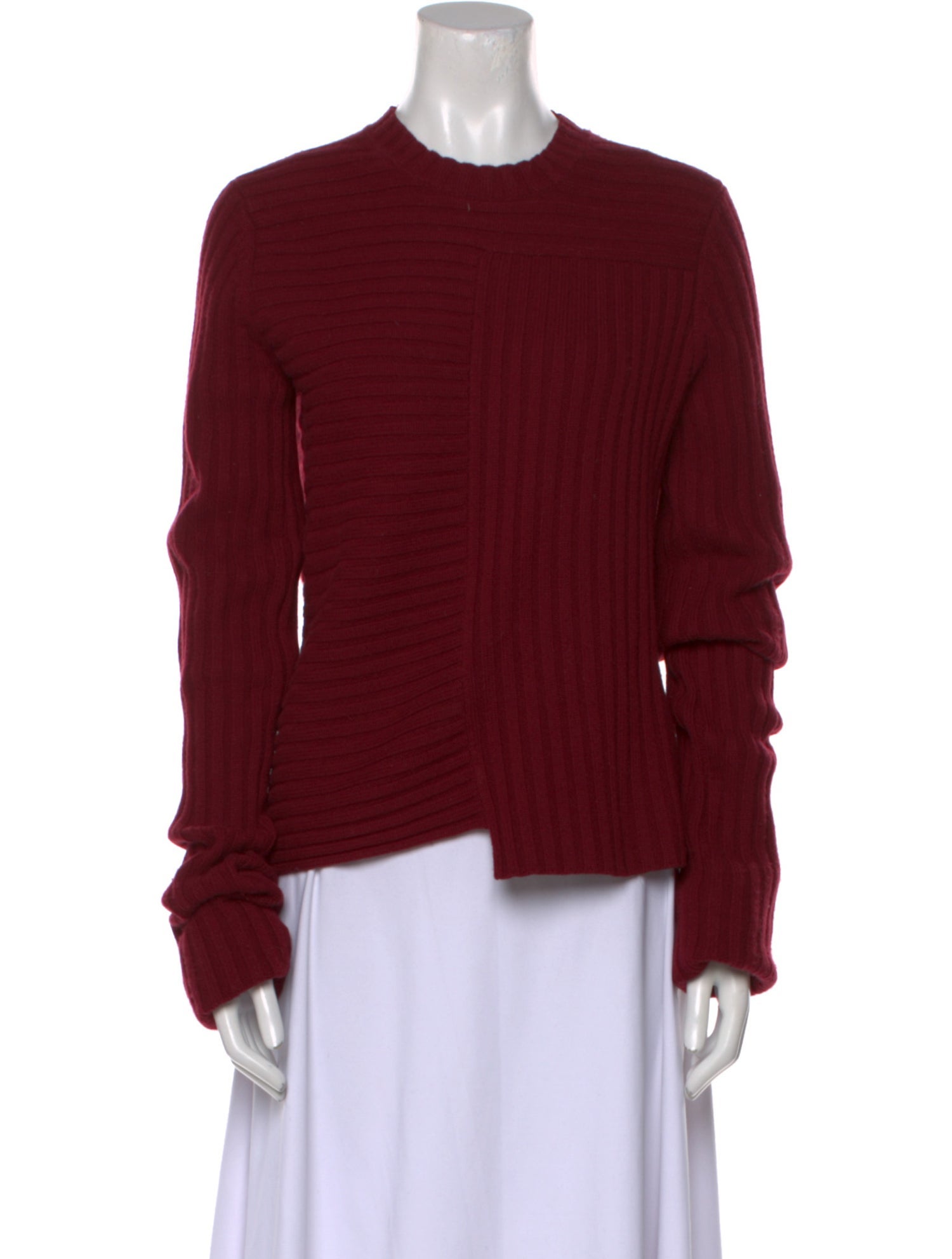 Celine Patch Rib Wool Sweater