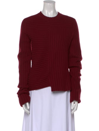 Celine Patch Rib Wool Sweater
