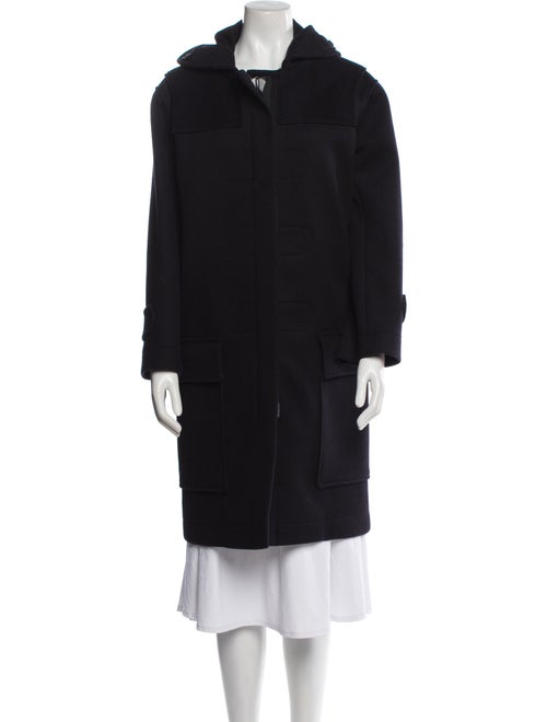 Celine Virgin Wool Faux Fur Coat
