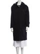 Celine Virgin Wool Faux Fur Coat