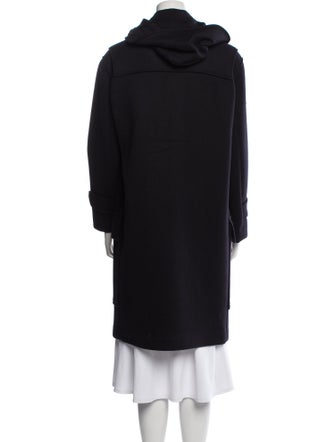 Celine Virgin Wool Faux Fur Coat