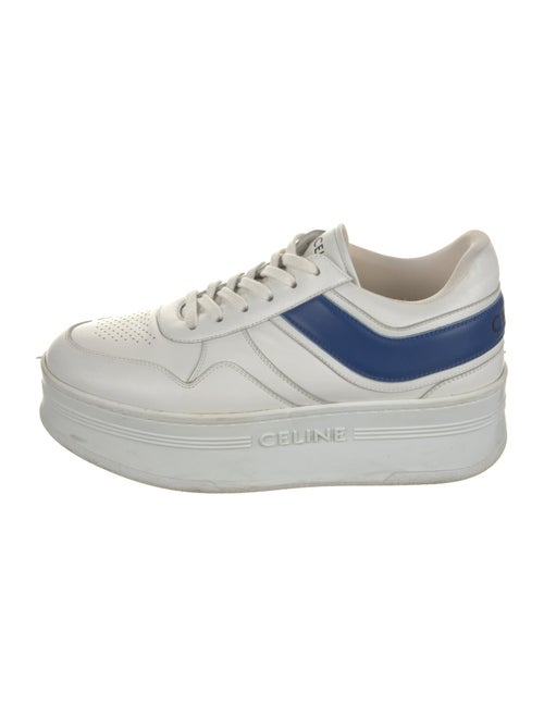 Celine Leather Colorblock Pattern Sneakers