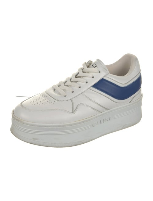 Celine Leather Colorblock Pattern Sneakers