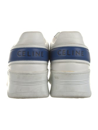 Celine Leather Colorblock Pattern Sneakers