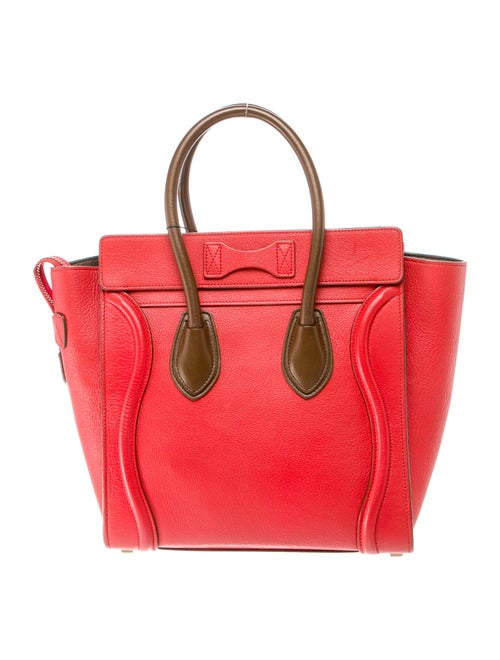 Celine Leather Luggage Micro