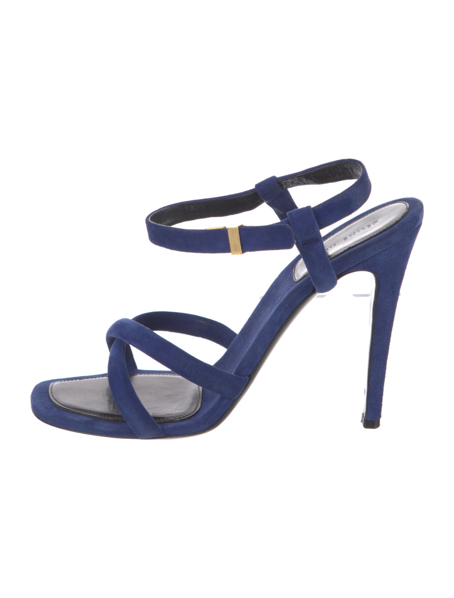 Celine Suede Slingback Sandals