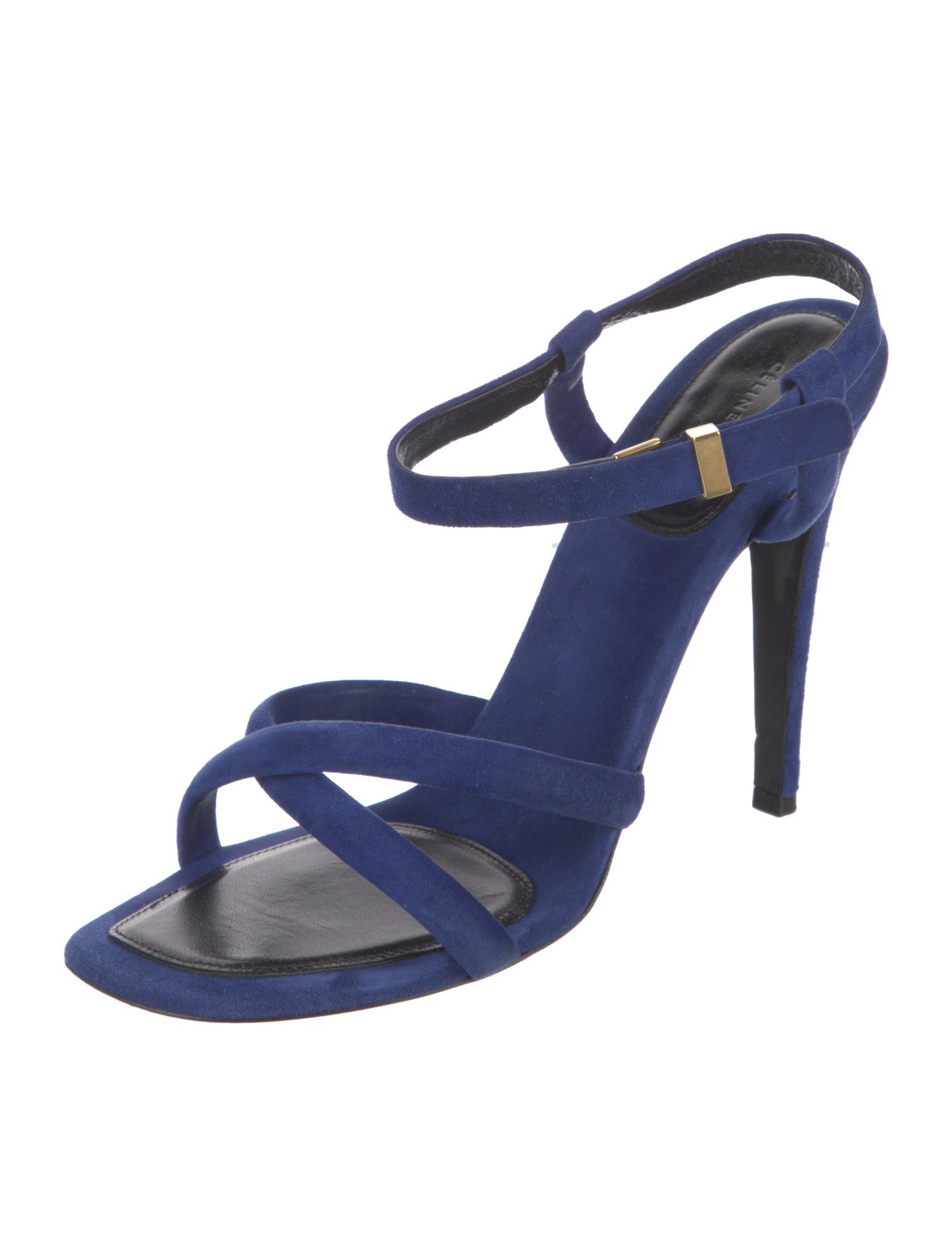 Celine Suede Slingback Sandals