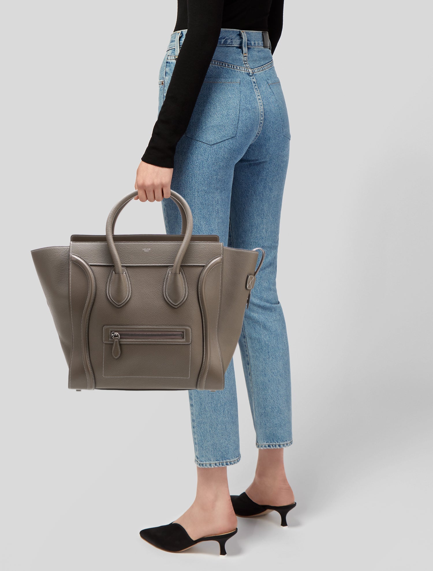 Celine Leather Luggage Mini