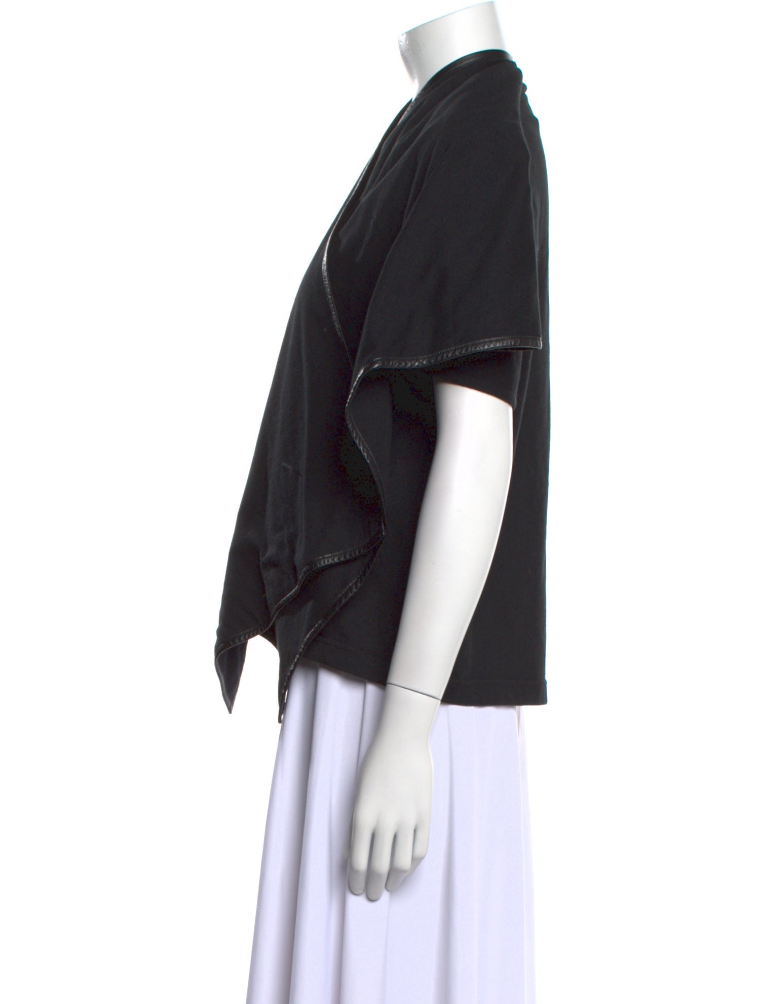 Celine V-Neck Short Sleeve Sweatshirt