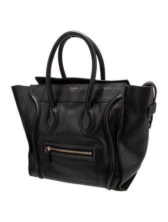 Celine Leather Luggage Mini