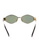 Celine Square Tinted Sunglasses