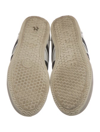 Celine Leather Colorblock Pattern Sneakers