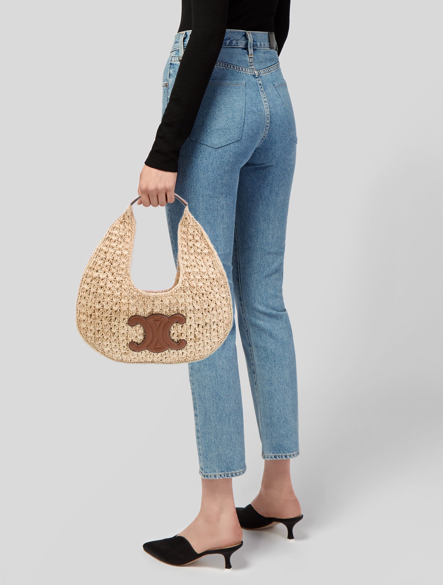 Celine Raffia Classic Panier 2024