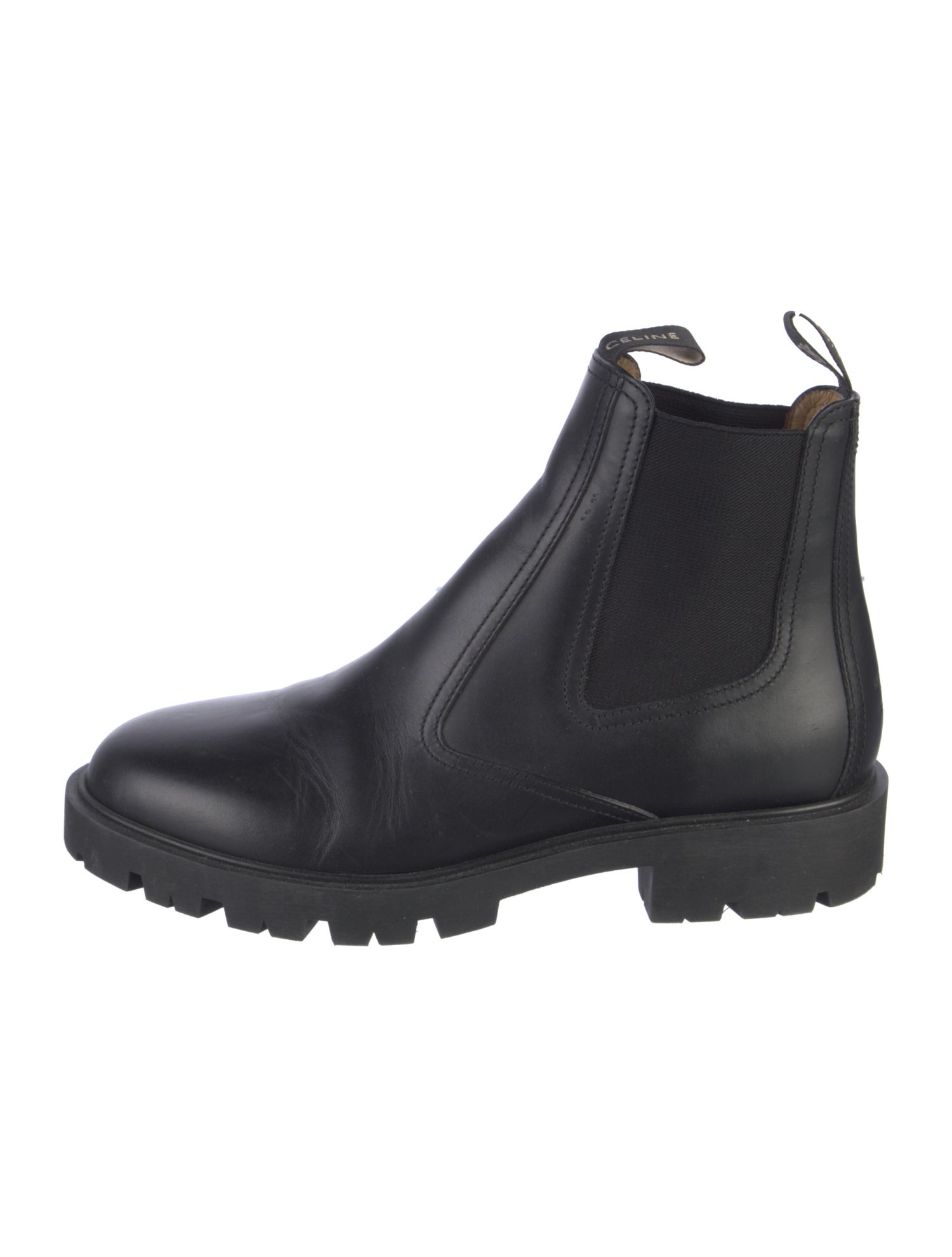 Celine Leather Chelsea Boots