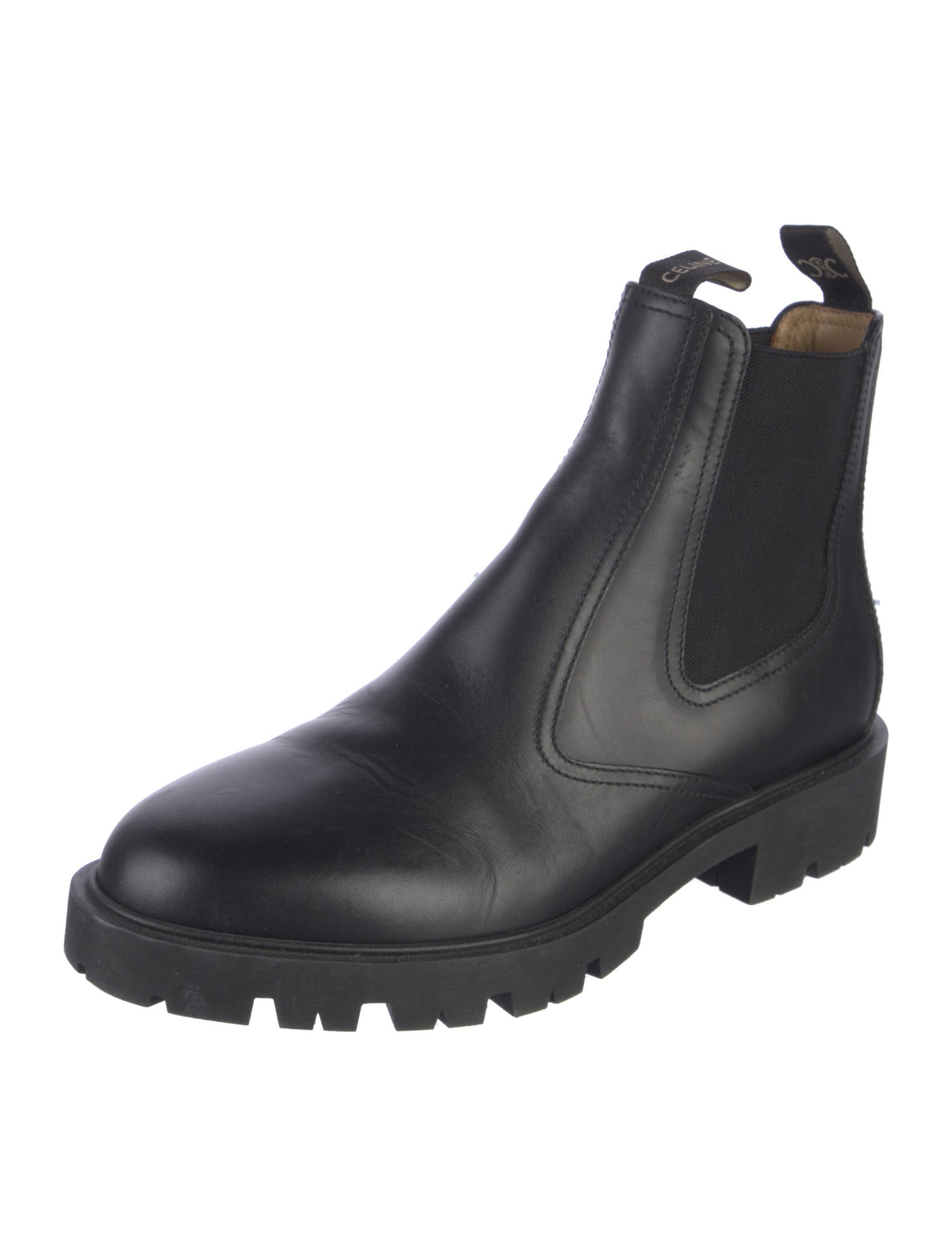 Celine Leather Chelsea Boots
