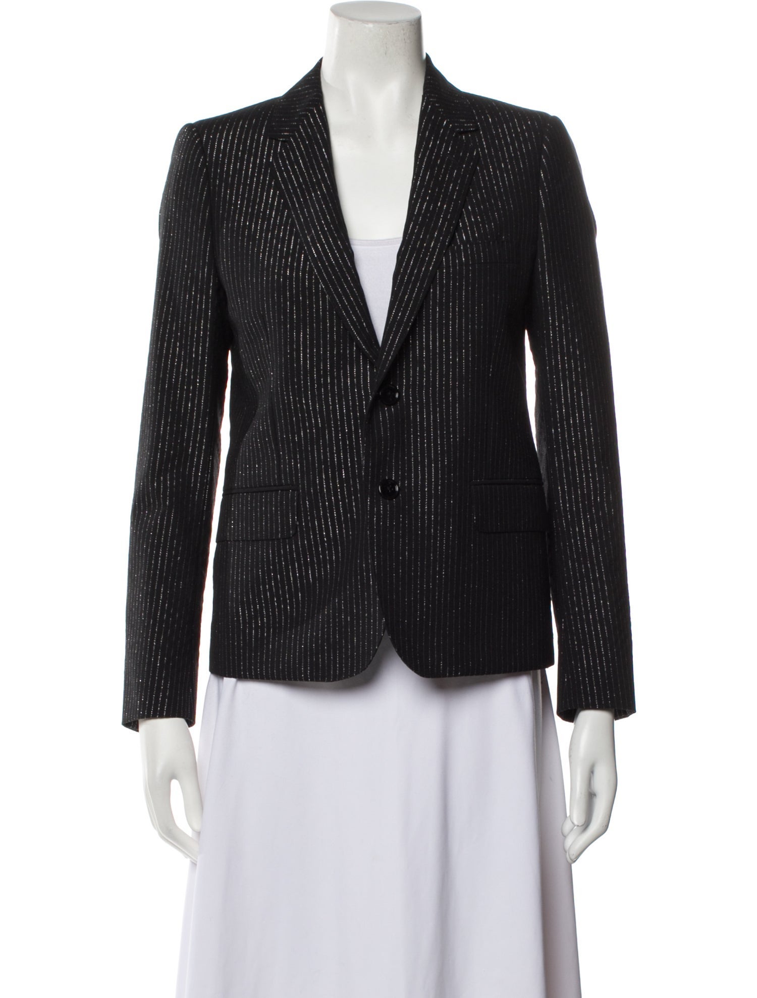Celine Wool Striped Blazer