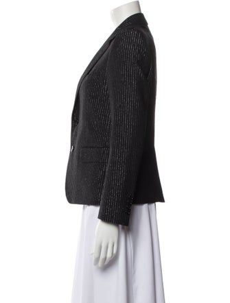 Celine Wool Striped Blazer