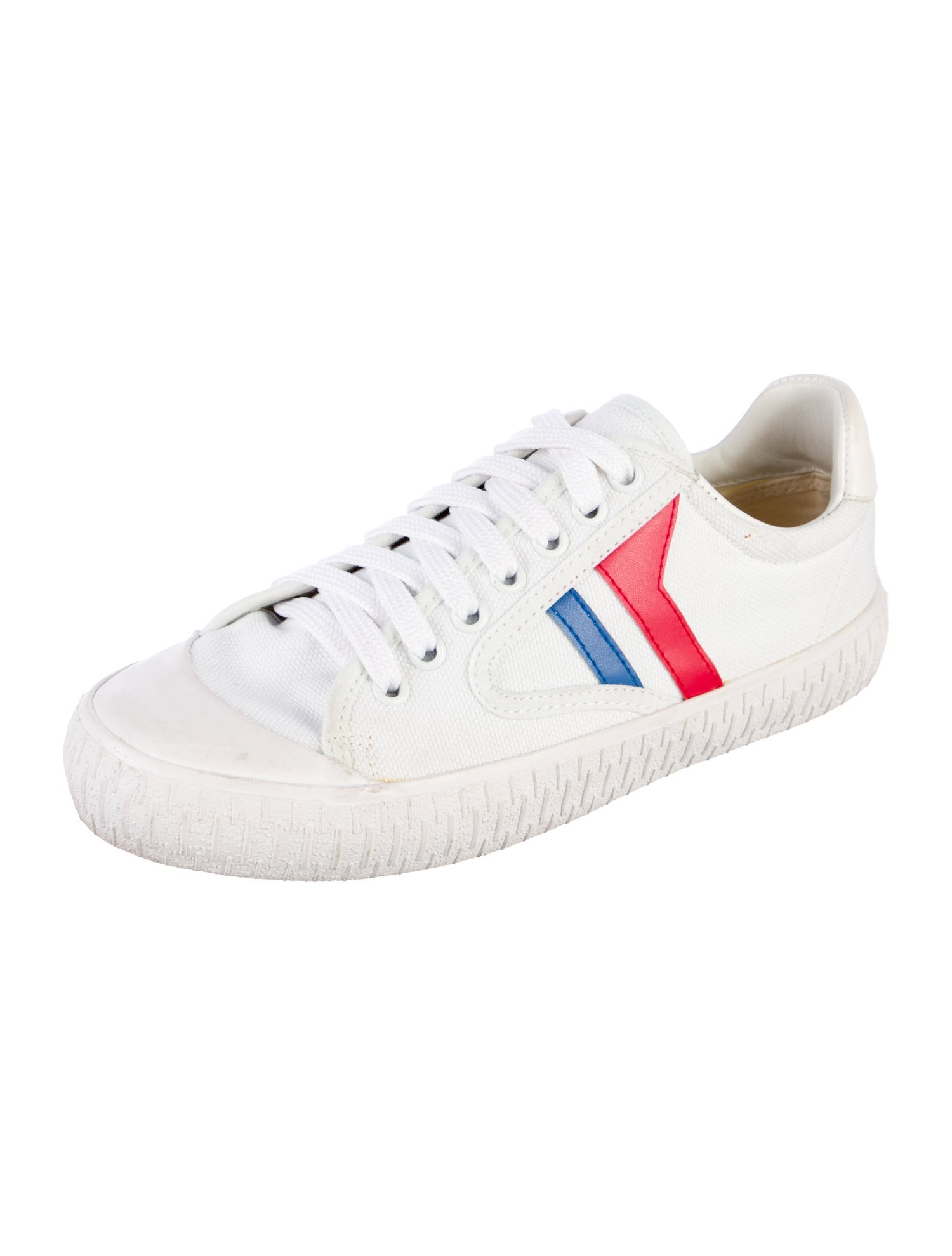 Celine Canvas Colorblock Pattern Sneakers