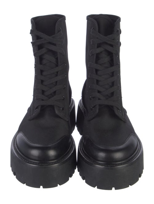 Celine 2023 Bulky D Up Shiny Bull Combat Boots