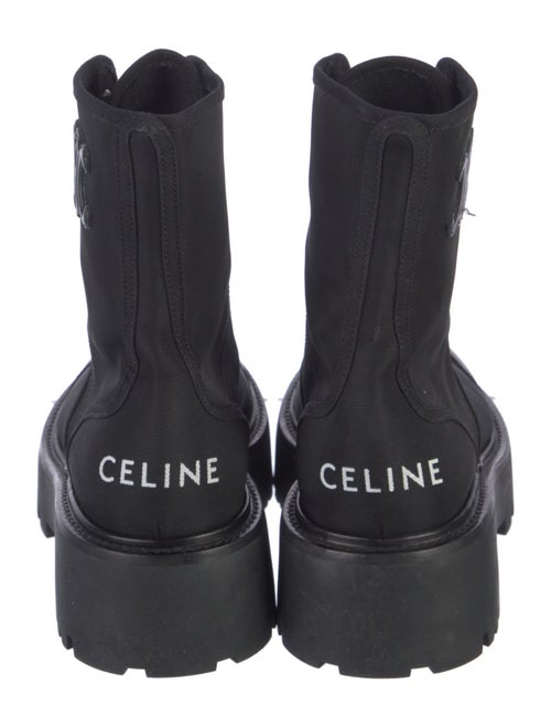 Celine 2023 Bulky D Up Shiny Bull Combat Boots