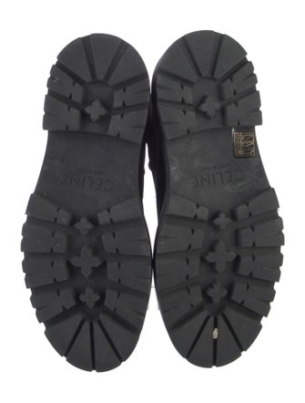 Celine 2023 Bulky D Up Shiny Bull Combat Boots