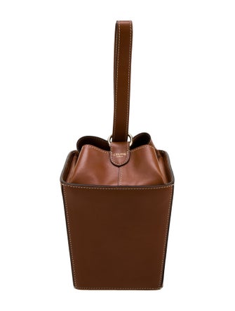 Celine Leather Bucket Bag