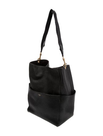 Celine Leather Seau Sangle