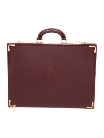 Must de Cartier Leather Briefcase