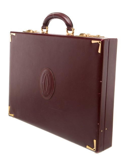 Must de Cartier Leather Briefcase