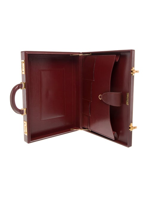 Must de Cartier Leather Briefcase