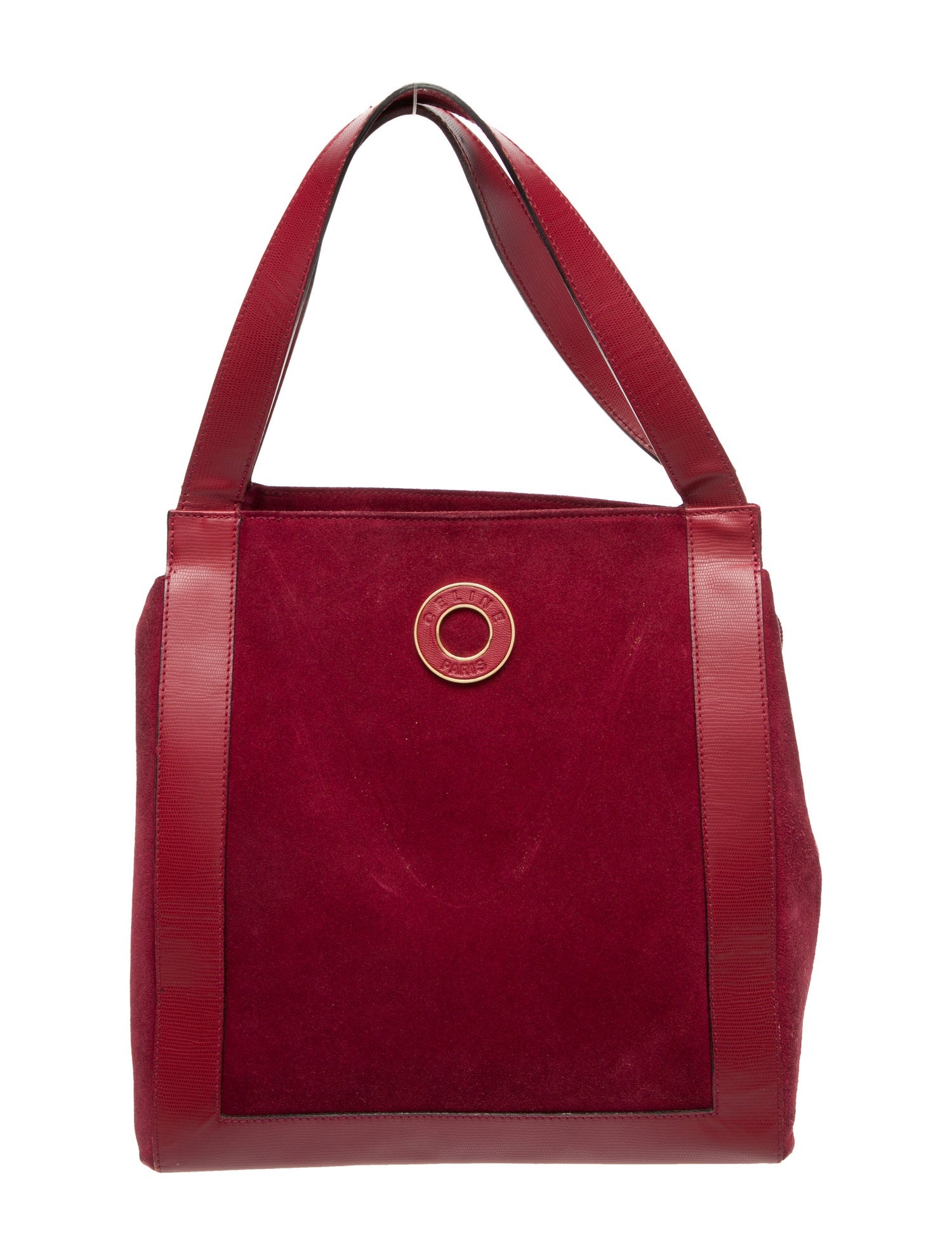 Celine Suede Top Handle Bag Vintage