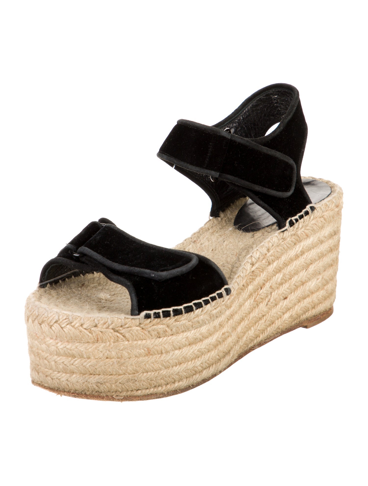 Celine Velvet Espadrilles