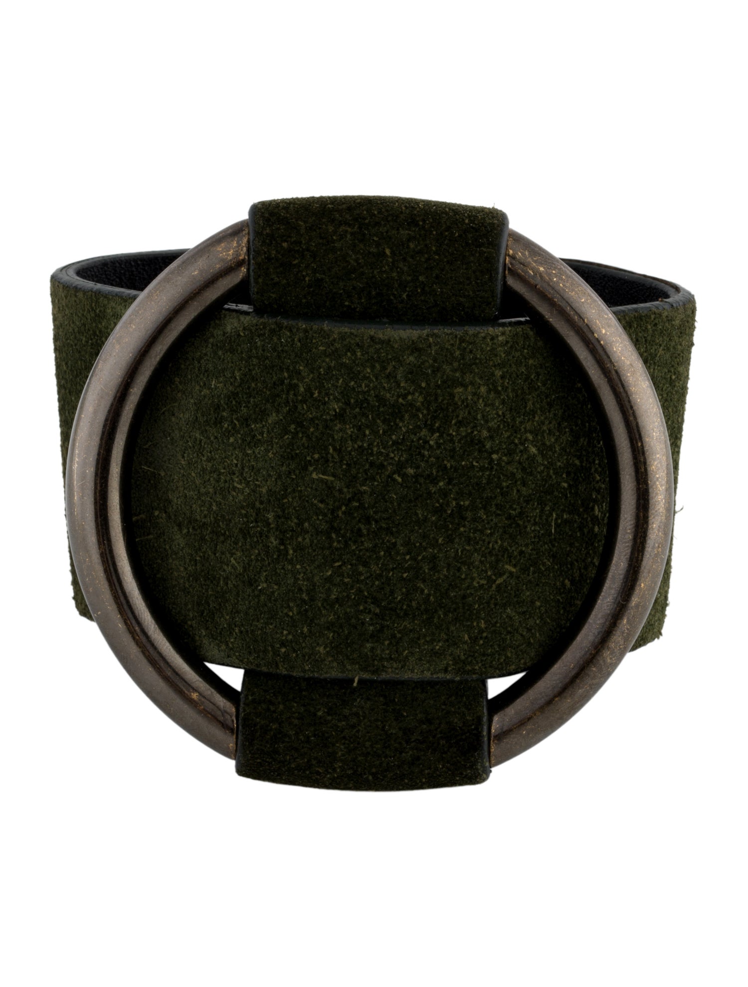 Celine Suede Ring Cuff Bracelet