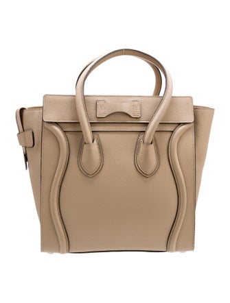 Celine Leather Luggage Micro